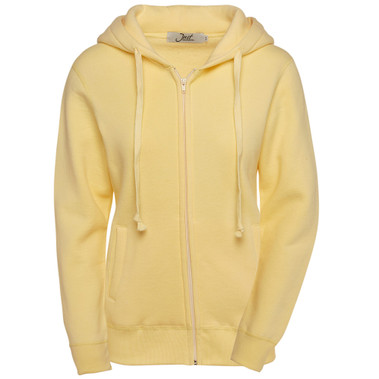 Ultra Soft Ladies Zipper Hoodie Daffodil 100% Cotton