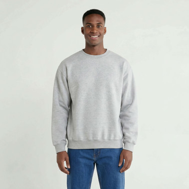 Crewneck Gray Mix 95% Cotton