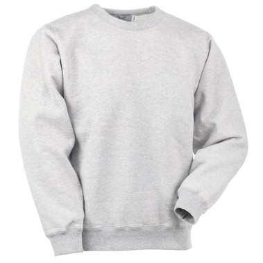 Crewneck Silver Gray 100% Cotton