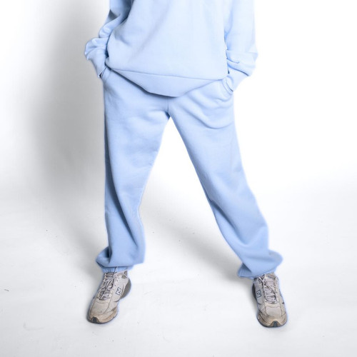 Ladies 100% Cotton Ultra Soft Hoodie Powder Blue