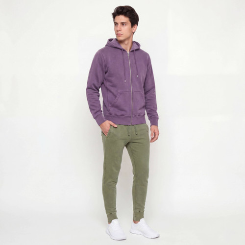 Just Sweatshirts Jogger Sweatpants Unisex Olive Sand, pigment dyed sweatpants, in rich olive sand color and soft fabric.