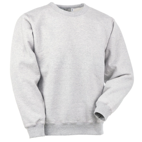 Crewneck Silver Gray 100% Cotton