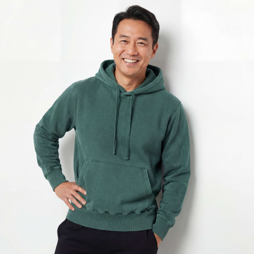 Privé Hoodie Pine Sand with Side Rib 100% Cotton