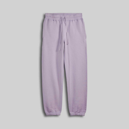 Just Sweatshirts Lavender Classic Sweatpants made from 100% all cotton, showcasing a comfortable and soft lavender color.