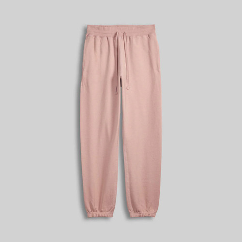 Just Sweatshirts Classic Sweatpants 100% Cotton Rose, soft pink sweatpants for a comfortable wear.