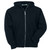 Hooded Full Front Zipper Navy 100% Cotton
