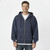 Hooded Full Front Zipper Navy Sand 100% Cotton