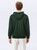 Hooded Full Front Zipper Park Green 100% Cotton