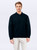 Just Sweatshirts 3 Button Polo Dark Navy 100% Cotton polo shirt, dark navy, three buttons, long sleeves.
