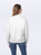 Just Sweatshirts White 3 Button Polo by Just Sweatshirts, 100% cotton, long sleeves, classic fit, casual style.