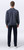 Just Sweatshirts 3 Button Polo Navy Sand 100% Cotton men's shirt, dark grey color, classic polo style.