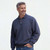 3 Button Polo Navy Sand 100% Cotton