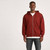 Hooded Full Front Zipper Ruby Red 100% Cotton