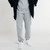 Just Sweatshirts Grey Privé Sweatpants, Luxury 100% Cotton French Terry Sweatpants, looped back, grey mix color.