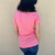 Just Sweatshirts T-Shirt Ladies Short Sleeve 100% Cotton Pink, women's pink cotton tee, short sleeve, casual wear.