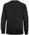 Just Sweatshirts Privé Crewneck Loop Back black crewneck sweatshirt with side rib 100% cotton, long sleeves.