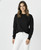 Privé Crewneck Black with Side Rib 100% Cotton