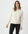 Just Sweatshirts Privé Crewneck Natural with Side Rib 100% Cotton heavy sweatshirt, cream color, PRIVÉ by Just Sweatshirts.