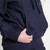 Just Sweatshirts Navy Privé Hoodie with Side Rib, 100% Cotton, Pigment Dyed, modern Euro fitting style sweatshirt.