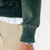 Privé Hoodie Park Green with Side Rib 100% Cotton
