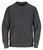 Crewneck Charcoal with Side Rib 100% Cotton