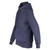 Just Sweatshirts Privé Vintage Navy Sand Hoodie with side rib, 100% Cotton, in a classic, dark blue color.