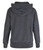 Just Sweatshirts Privé Charcoal Hoodie, 100% Cotton Sweatshirts, dark gray, side rib, long sleeve, cotton hoodie.