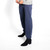 Privé Sweatpants looped back 100% Cotton Navy Sand