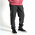 Just Sweatshirts Privé Sweatpants looped back 100% Cotton Charcoal, Luxury 100% Cotton French Terry Sweatpants, dark gray.
