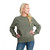 Privé Crewneck Olive Sand with Side Rib 100% Cotton