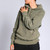 Privé Hoodie Olive Sand with Side Rib 100% Cotton