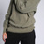 Privé Hoodie Olive Sand with Side Rib 100% Cotton