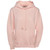 Just Sweatshirts Ultra Soft Ladies Hoodie in Pale Pink, 100% Cotton, a soft pale pink colored hoodie.