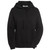 Just Sweatshirts Ultra Soft Ladies Hoodie in black, 100% Cotton, Luxury Streetwear Hoodie, mid-weight classic cut.
