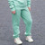 Just Sweatshirts Women's Classic Sweatpants, Ultra Soft Ladies Frosted Mint 100% Cotton Sweatpants, Mint Green Color.