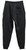 Just Sweatshirts Ultra Soft Ladies Getaway Tapered Joggers 100% Cotton Black women's sweatpants tapered fit.