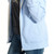 Just Sweatshirts Ultra Soft Ladies Zipper Hoodie in Powder Blue, 100% Cotton, luxury women's streetwear hoodie.