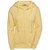Just Sweatshirts Ultra Soft Ladies Zipper Hoodie in Daffodil yellow, luxury women's streetwear hoodie, 100% cotton.