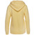 Just Sweatshirts Ultra Soft Ladies Zipper Hoodie Daffodil, a no  women's hoodie in pale yellow color.