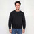 Crewneck Black 100% Cotton