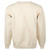 Just Sweatshirts Natural crewneck all cotton sweatshirt, off-white color, 100% cotton, classic fit, long sleeve, ribbed cuffs.