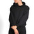 Just Sweatshirts Black hooded pullover, 100% cotton, no , made from heavyweight fabric 100% Cotton — 420 GSM.