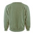 Just Sweatshirts Crewneck Olive Sand 100% Cotton sweatshirt, green color, back view.