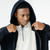 Just Sweatshirts Privé Full Zip Hoodie in navy, luxury hoodie made from 100% cotton with side rib details.