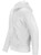 Privé Full Zip Hoodie White with Side Rib 100% Cotton