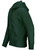 Privé Full Zip Hoodie Park Green with Side Rib 100% Cotton