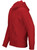 Privé Full Zip Hoodie Red with Side Rib 100% Cotton