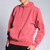 Just Sweatshirts Red Sand hooded pullover, 100% cotton, vibrant sand colored sweatshirt with kangaroo pocket and hood.