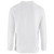 Just Sweatshirts Super Heavy T-Shirt Long Sleeve 100% Cotton White, unisex super heavyweight tee, plain white color.