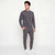 Jogger Sweatpants Unisex 100% Cotton Charcoal
